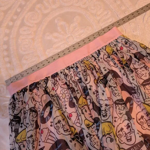 Unique Vintage Betty & Veronica 3X layered skirt Riverdale Archie Jughead EUC - Picture 4 of 10